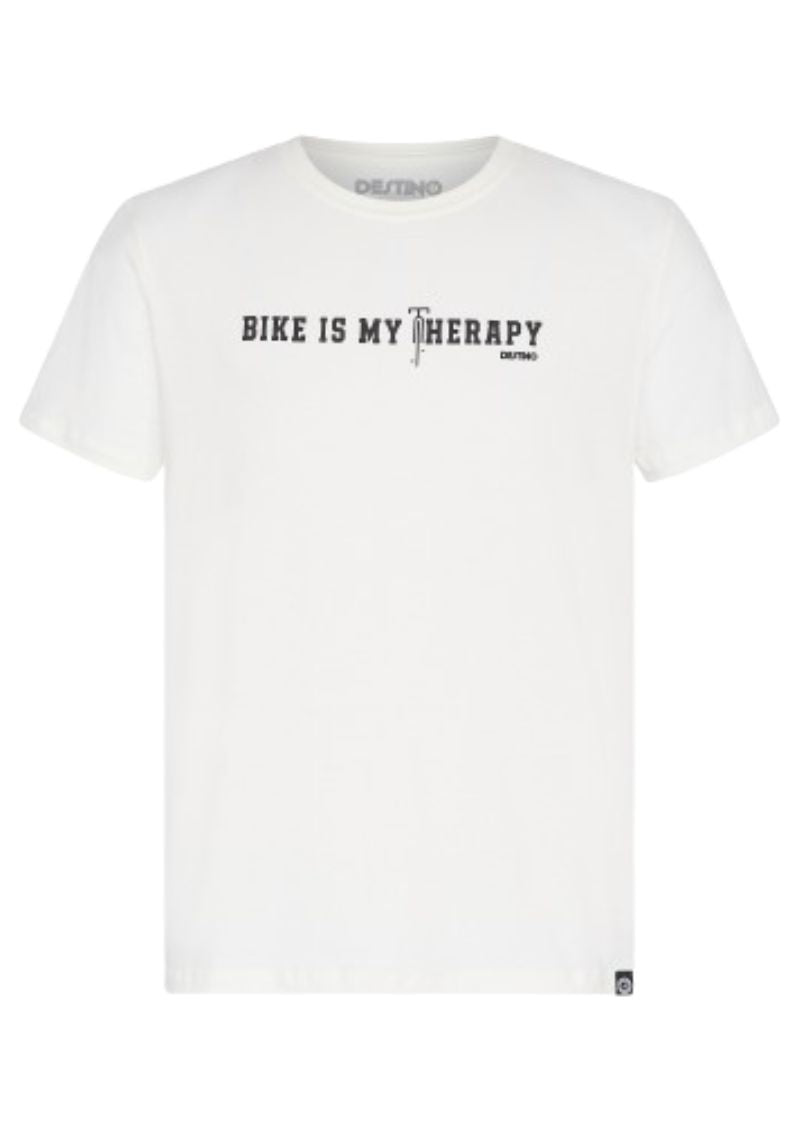 Camiseta Bike is My Theraphy - Branca - Masculina