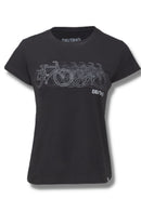 Camiseta Ciclismo - Feminina - Preta