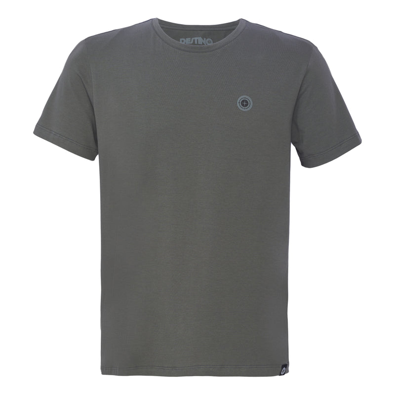 Camiseta Destino - Algodão Egipcio - Cinza