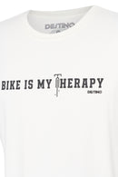Camiseta Bike is My Theraphy - Branca - Masculina