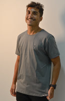 Camiseta Destino - Algodão Egipcio - Cinza